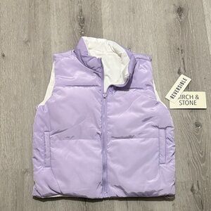 Lilac Reversible Vest by Birch‎ & Stone